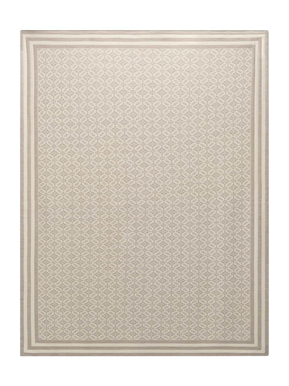 Dale Of Norway FROGNER Merino-Wolldecke – Offwhite - Sand – Packshot