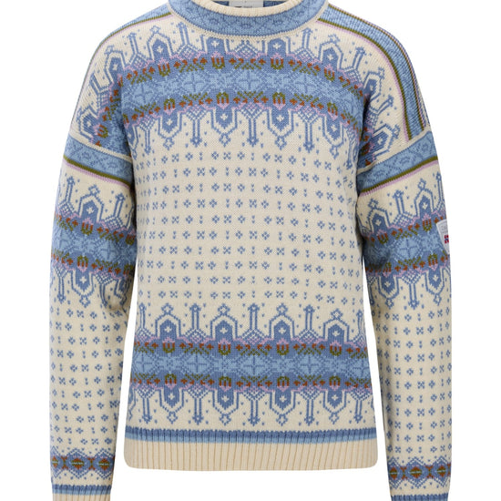 Dale Of Norway ALBERTVILLE Wollpullover Herren | Offwhite - Blue Shadow | Packshot | DALE-96351-A00-05