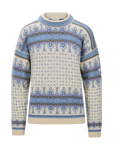 Dale Of Norway ALBERTVILLE Wollpullover Herren | Offwhite - Blue Shadow | Packshot | DALE-96351-A00-05