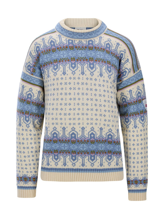 Dale Of Norway ALBERTVILLE Wollpullover Herren | Offwhite - Blue Shadow | Packshot | DALE-96351-A00-05
