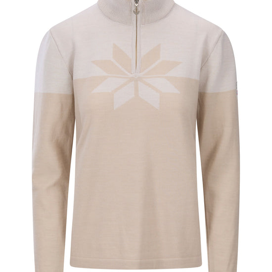 Dale Of Norway BREIDABLIKK Merino-Pullover Damen | Beige - Offwhite | Packshot | DALE-96401-P00-04