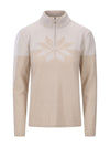 Dale Of Norway BREIDABLIKK Merino-Pullover Damen | Beige - Offwhite | Packshot | DALE-96401-P00-04