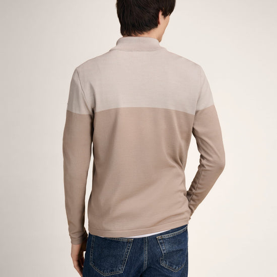 Dale Of Norway BREIDABLIKK Merino-Pullover Herren | Brown - Beige | Studio | DALE-96431-P00-02