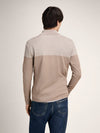 Dale Of Norway BREIDABLIKK Merino-Pullover Herren | Brown - Beige | Studio | DALE-96431-P00-02