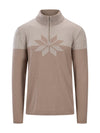 Dale Of Norway BREIDABLIKK Merino-Pullover Herren | Brown - Beige | Packshot | DALE-96431-P00-05