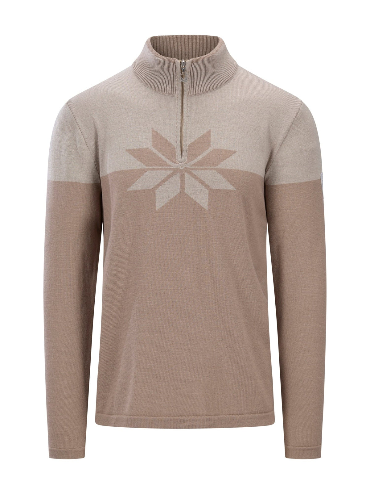 Dale Of Norway BREIDABLIKK Merino-Pullover Herren | Brown - Beige | Packshot | DALE-96431-P00-05