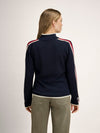 Dale Of Norway NÅLE Merino-Pullover Damen | Navy - Offwhite - Red Rose | Studio | DALE-96441-C00-02