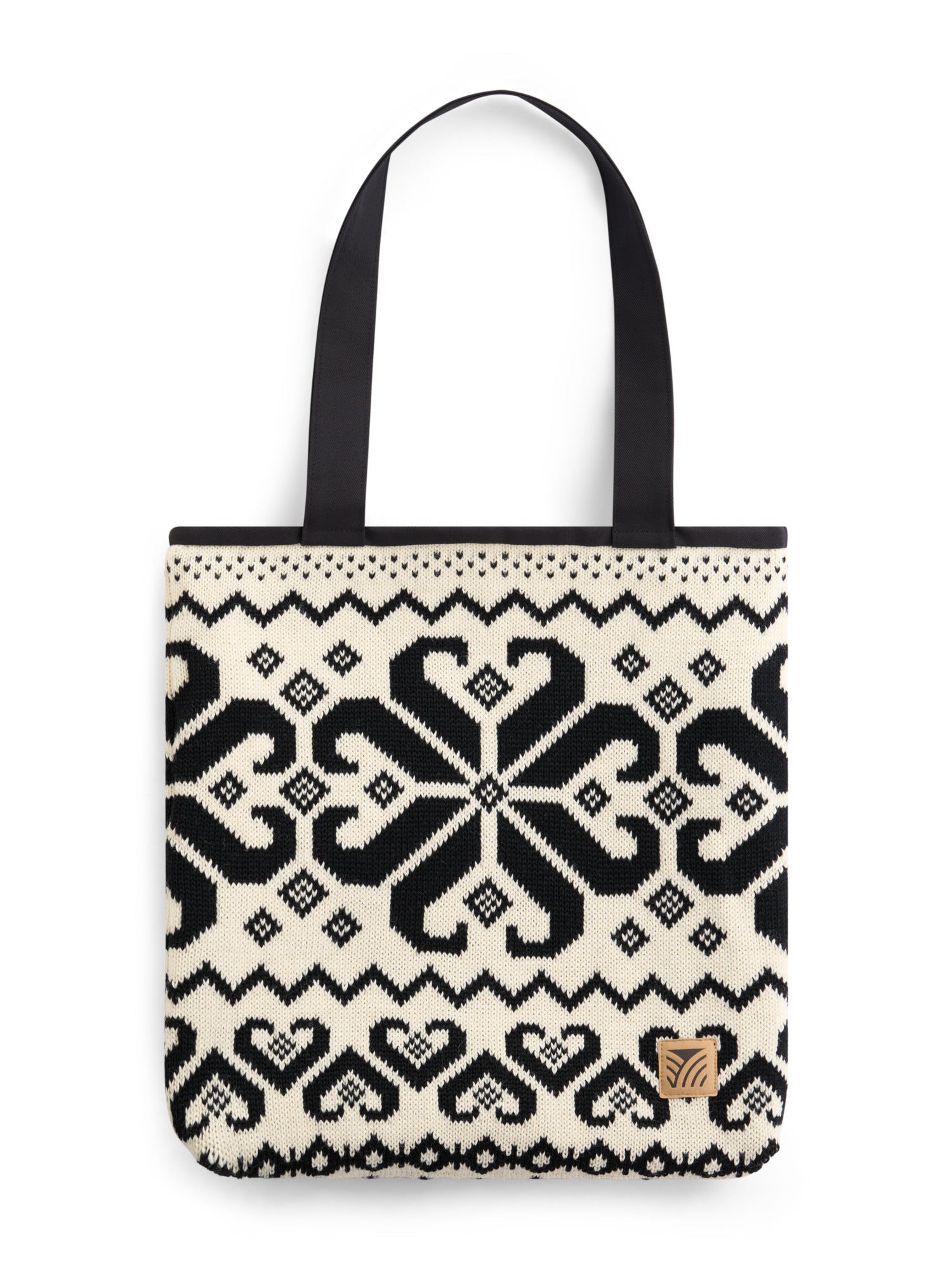 Dale Of Norway FALKEBERG TOTEBAG Off-white Black One size - PeakStyle