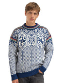 Dale Of Norway M 1994 MASC SWEATER Indigo Mustard Bottle Green XXL - PeakStyle