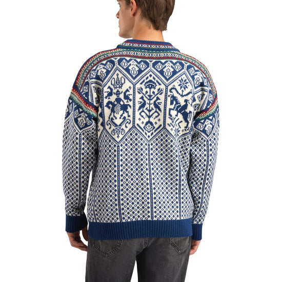 Dale Of Norway M 1994 MASC SWEATER Indigo Mustard Botttlegreen XXL - PeakStyle