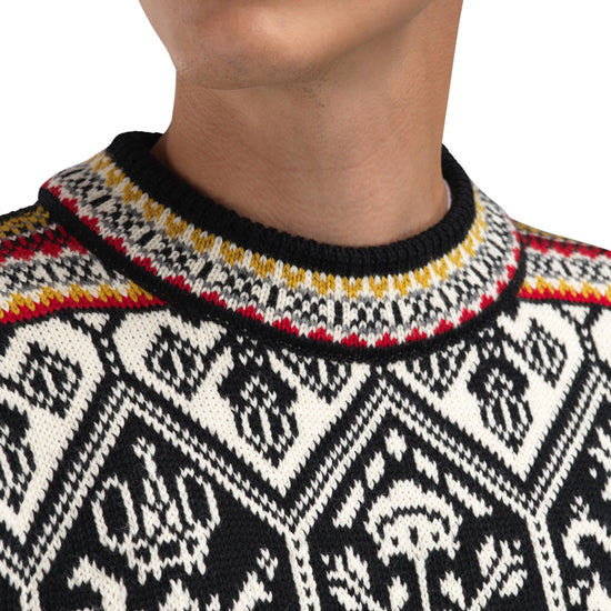 Dale Of Norway M 1994 MASC SWEATER Negro Mostaza Blanco roto S - PeakStyle