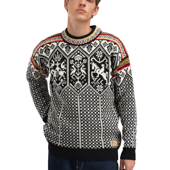 Dale Of Norway M 1994 MASC SWEATER Negro Mostaza Blanco roto S - PeakStyle