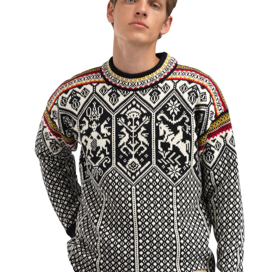 Dale Of Norway M 1994 MASC SWEATER Negro Mostaza Blanco roto S - PeakStyle