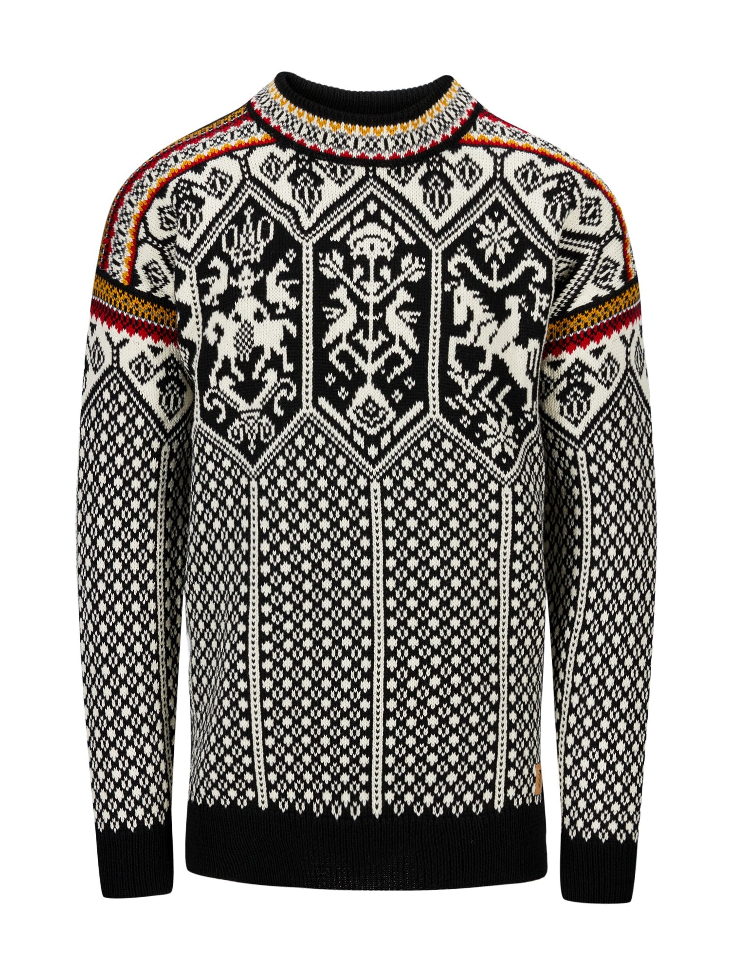 Dale Of Norway M 1994 MASC SWEATER Negro Mostaza Blanco roto S - PeakStyle