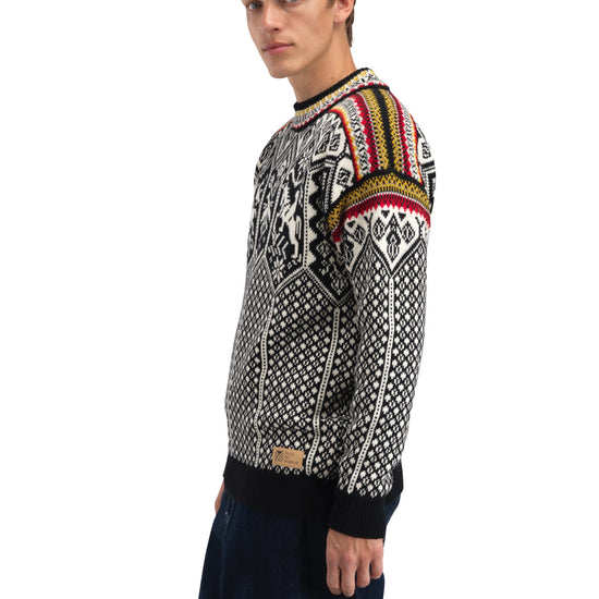 Dale Of Norway M 1994 MASC SWEATER Negro Mostaza Blanco roto S - PeakStyle