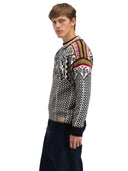 Dale Of Norway M 1994 MASC SWEATER Black Mustard Off-white S - PeakStyle