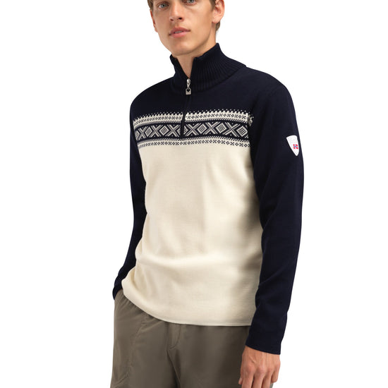 Dale Of Norway M DALESTØLEN MASC SWEATER Off-white Navy 3XL - PeakStyle