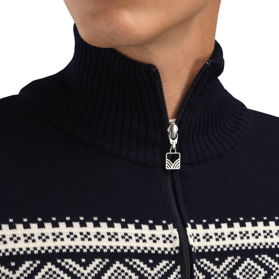Dale Of Norway M DALESTØLEN MASC SWEATER Off-white Navy 3XL - PeakStyle