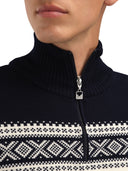 Dale Of Norway M DALESTØLEN MASC SWEATER Blanco roto Azul marino 3XL - PeakStyle