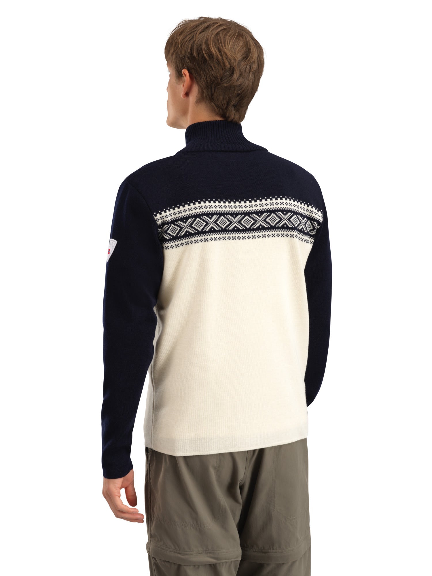 Dale Of Norway M DALESTØLEN MASC SWEATER Off-white Navy 3XL - PeakStyle