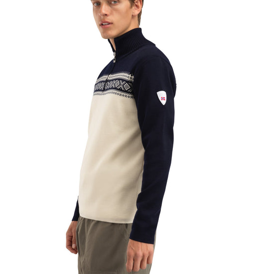 Dale Of Norway M DALESTØLEN MASC SWEATER Off-white Navy 3XL - PeakStyle