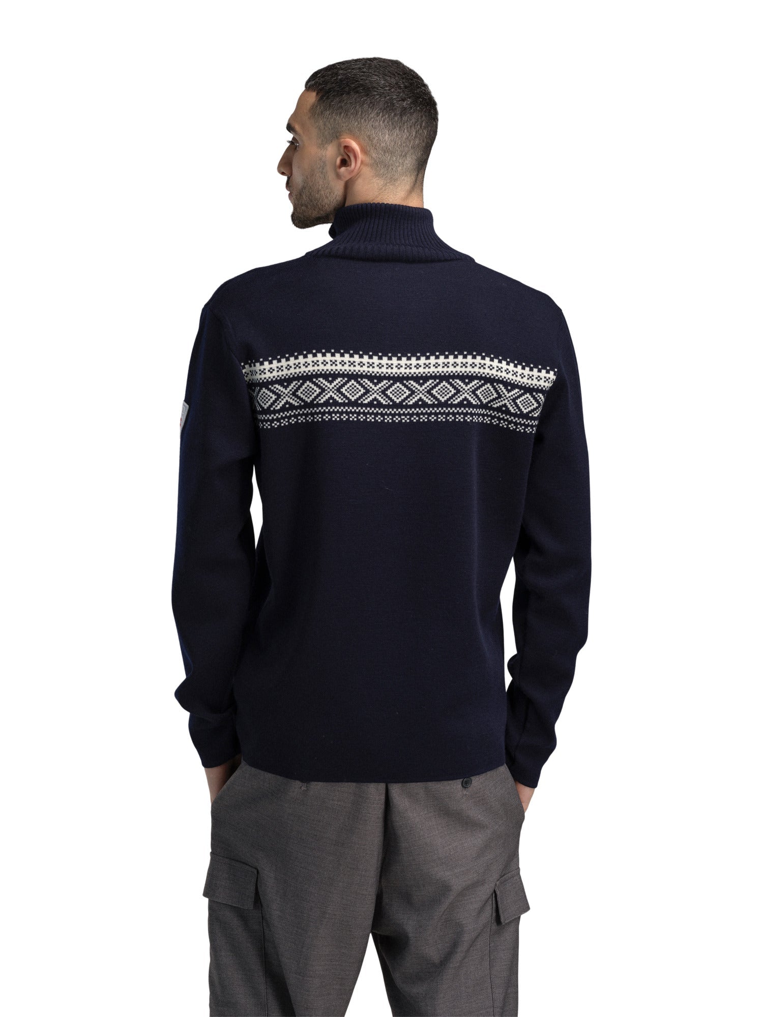 Dale Of Norway M DALESTØLEN MASC SWEATER Navy Off-white 3XL - PeakStyle