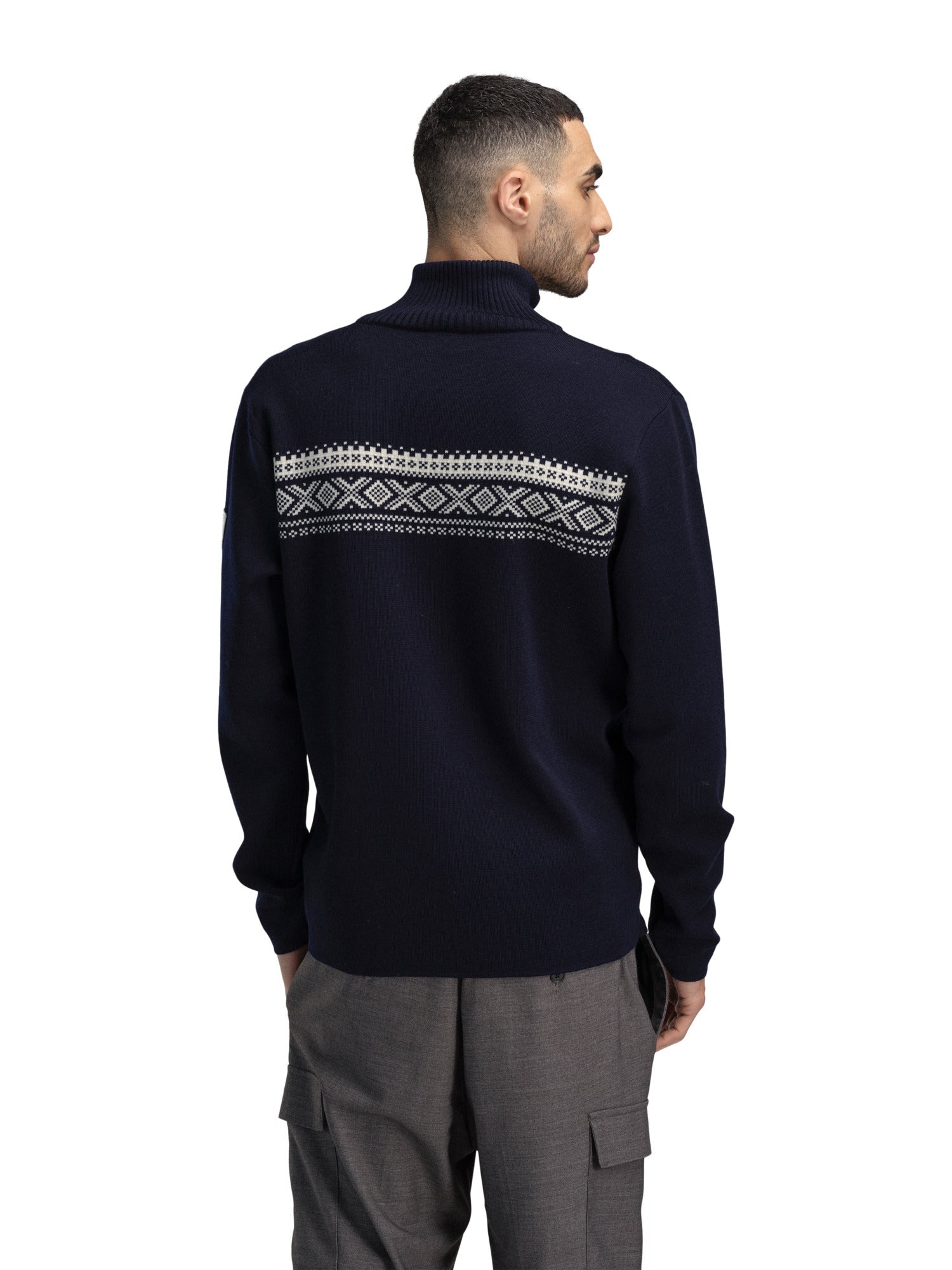 Dale Of Norway M DALESTØLEN MASC SWEATER Navy Off-white 3XL - PeakStyle
