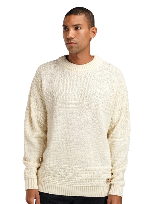 Dale Of Norway M LUSA MASC SWEATER Blanc cassé XXL - PeakStyle