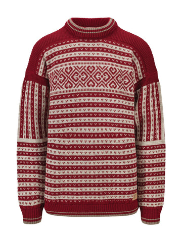 Dale Of Norway M RAMBERG MASC SWEATER Redrose Mountainstone Sand mel XXL - PeakStyle
