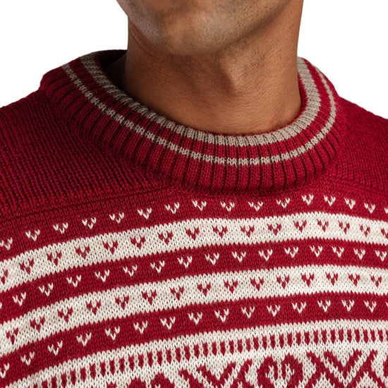 Dale Of Norway M RAMBERG MASC SWEATER Redrose Mountainstone Sand mel XXL - PeakStyle