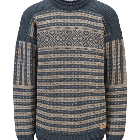 Dale Of Norway M RAMBERG MASC SWEATER Steel Navy Mountainstone Sand XXL - PeakStyle
