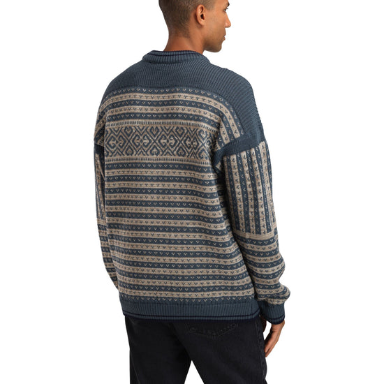 Dale Of Norway M RAMBERG MASC SWEATER Steel Navy Mountainstone Sand XXL - PeakStyle