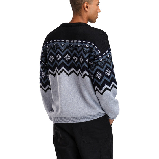 Dale Of Norway M RANDABERG MASC SWEATER Azul claro Mel. Negro acero XXL - PeakStyle