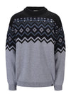 Dale Of Norway M RANDABERG MASC SWEATER Azul claro Mel. Negro acero XXL - PeakStyle