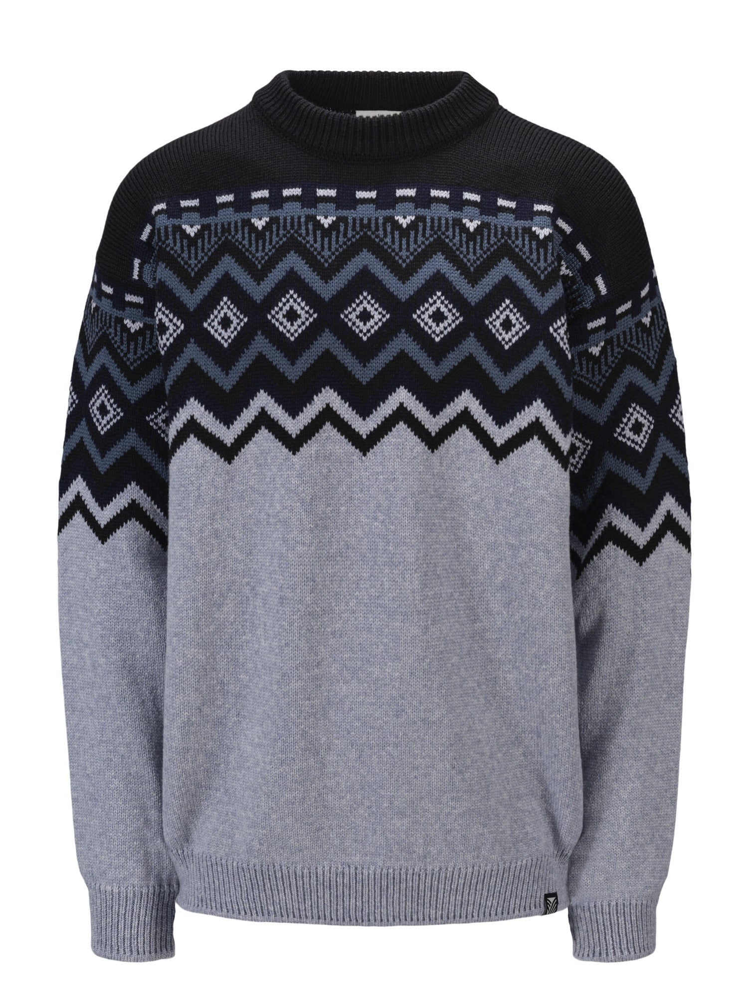Dale Of Norway M RANDABERG MASC SWEATER Azul claro Mel. Negro acero XXL - PeakStyle