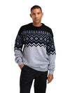 Dale Of Norway M RANDABERG MASC SWEATER Azul claro Mel. Negro acero XXL - PeakStyle