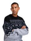 Dale Of Norway M RANDABERG MASC SWEATER Azul claro Mel. Negro acero XXL - PeakStyle