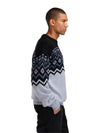 Dale Of Norway M RANDABERG MASC SWEATER Azul claro Mel. Negro acero XXL - PeakStyle