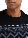 Dale Of Norway M RANDABERG MASC SWEATER Azul claro Mel. Negro acero XXL - PeakStyle