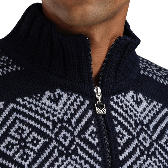 Dale Of Norway M RASLETIND MASC SWEATER Bleu marine  Bleu clair mélangé XXL - PeakStyle