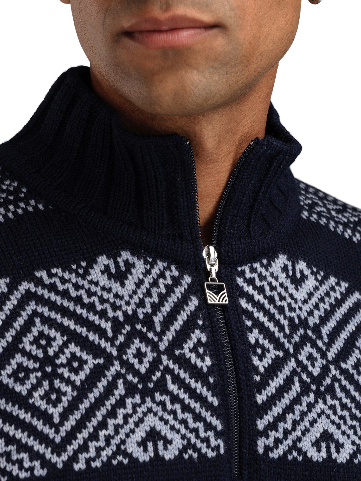 Dale Of Norway M RASLETIND MASC SWEATER Bleu marine  Bleu clair mélangé XXL - PeakStyle