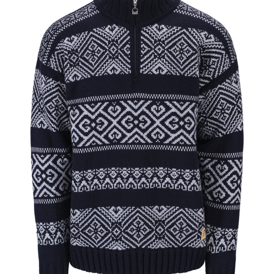 Dale Of Norway M RASLETIND MASC SWEATER Bleu marine  Bleu clair mélangé XXL - PeakStyle