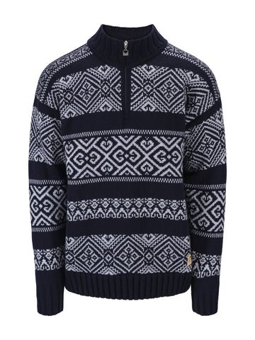 Dale Of Norway M RASLETIND MASC SWEATER Bleu marine  Bleu clair mélangé XXL - PeakStyle