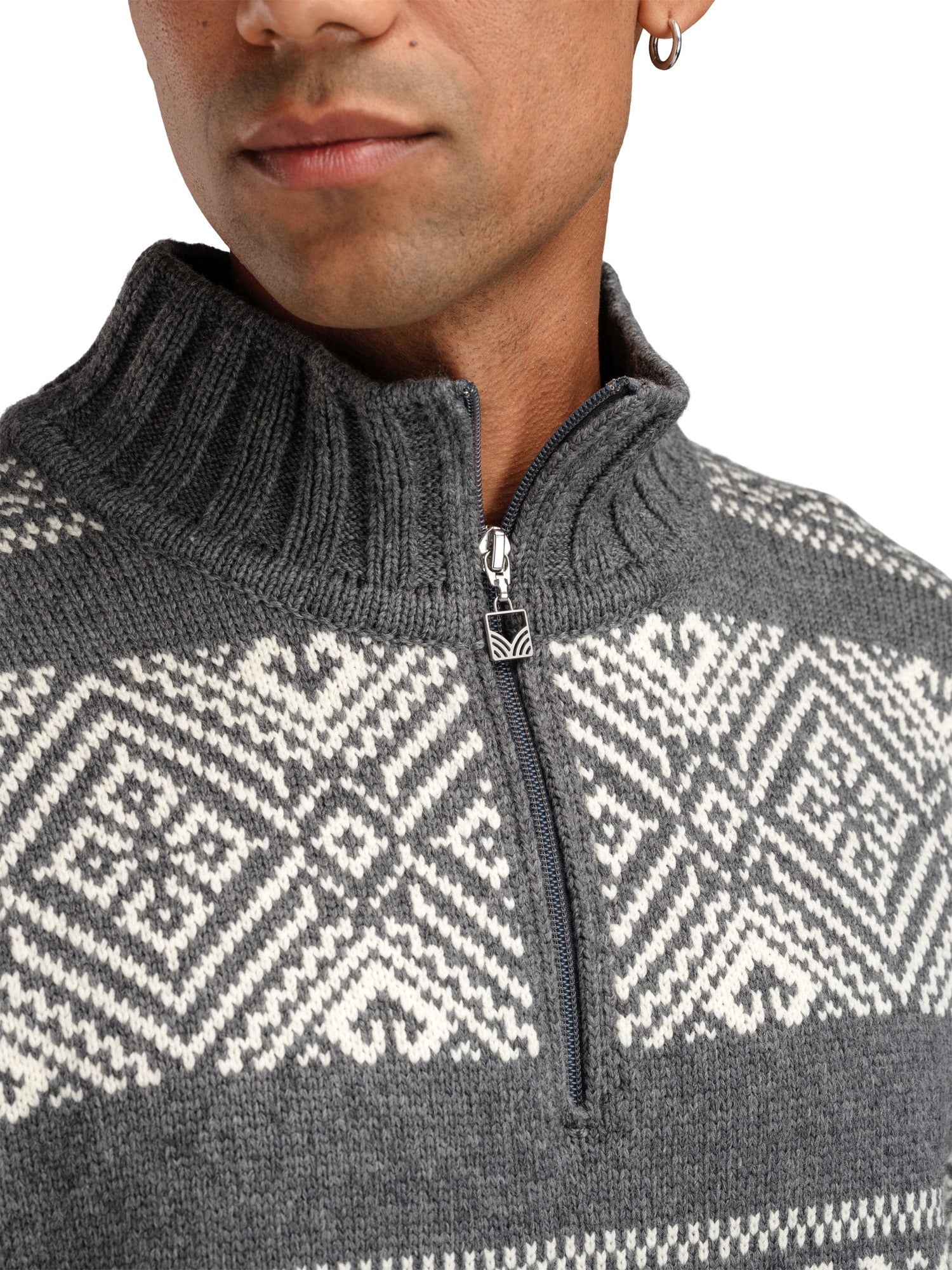 Dale Of Norway M RASLETIND MASC SWEATER Darkcharcoal Offwhite XXL - PeakStyle