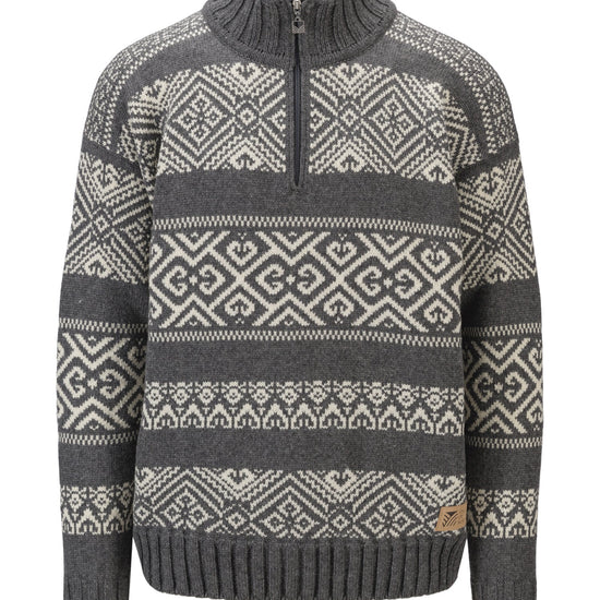 Dale Of Norway M RASLETIND MASC SWEATER Darkcharcoal Offwhite XXL - PeakStyle