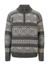 Dale Of Norway M RASLETIND MASC SWEATER Darkcharcoal Offwhite XXL - PeakStyle
