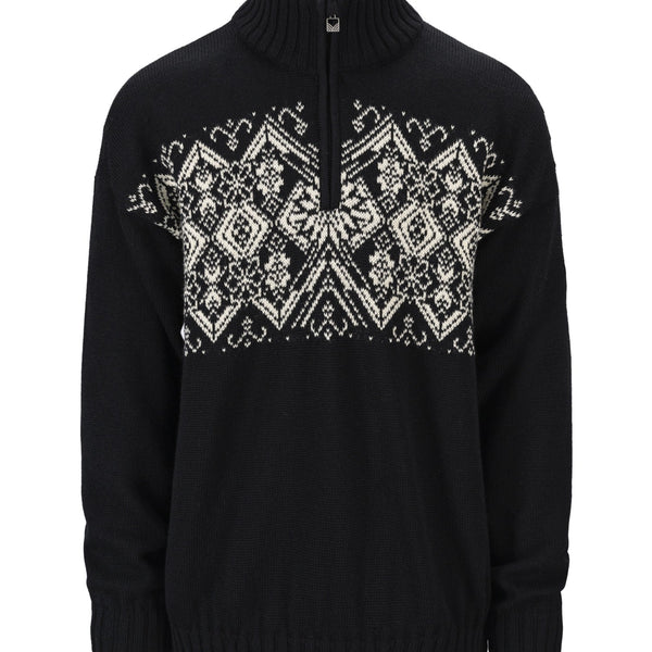 Dale Of Norway M ROSET MASC. WP SWEATER Noir Blanc cassé 3XL - PeakStyle