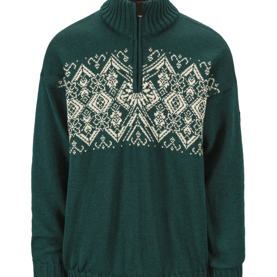 Dale Of Norway M ROSET MASC. WP SWEATER Verde pino Bianco sporco M - PeakStyle