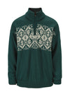 Dale Of Norway M ROSET MASC. WP SWEATER Verde pino Bianco sporco M - PeakStyle