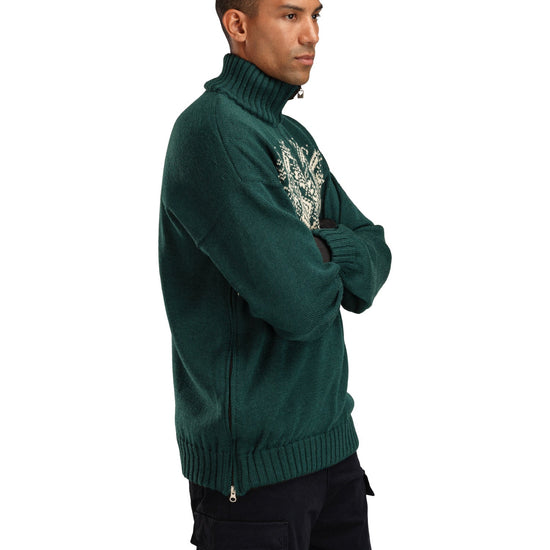 Dale Of Norway M ROSET MASC. WP SWEATER Verde pino Bianco sporco M - PeakStyle